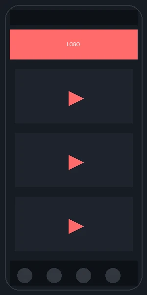 暗网-暗网影视最新原创与精选视频APP界面预览